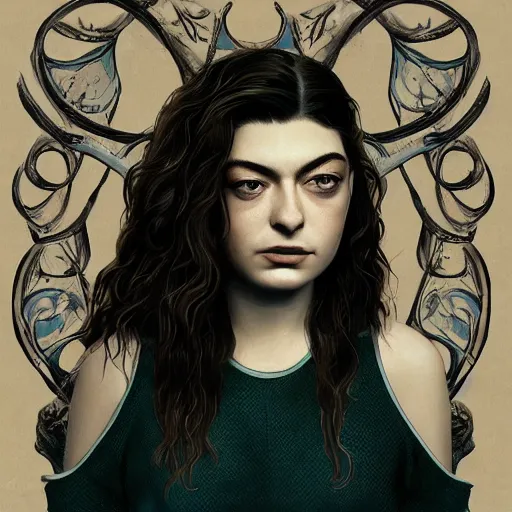 Prompt: lorde, trending on artstation