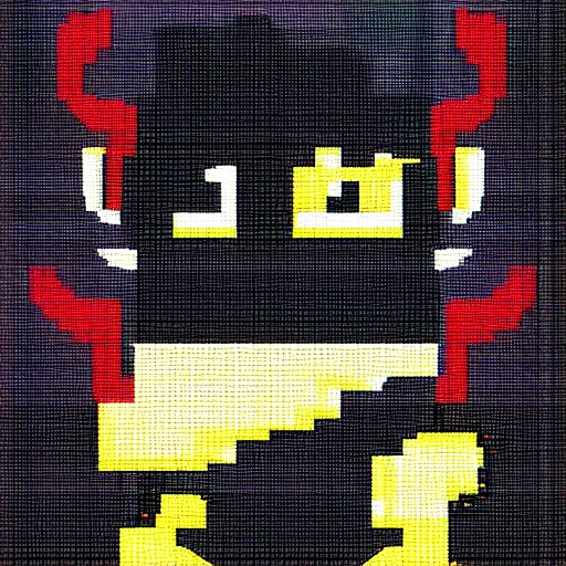 Prompt: ninja pixel art
