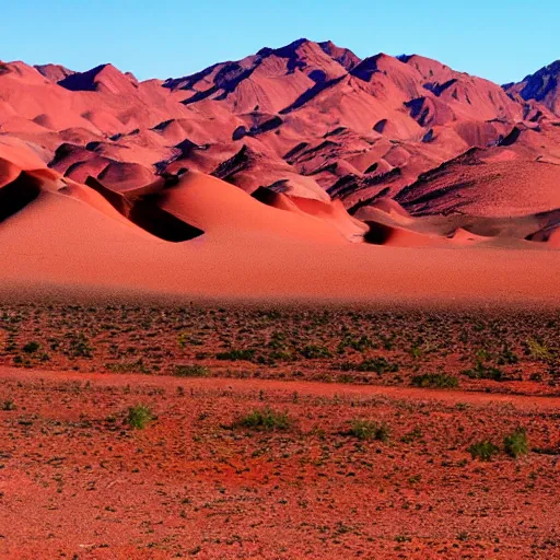 Image similar to red desert valley