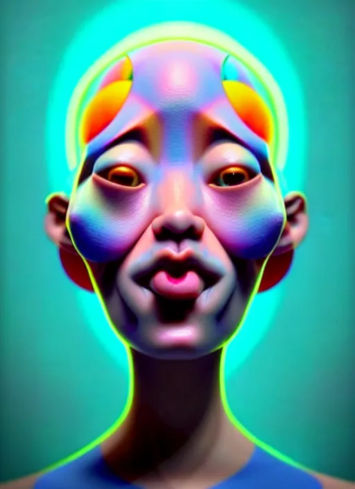 Image similar to colourful caricature - 3 d vfx art - of the sun, art style by james jean & hsiao - ron cheng, character concept art, unreal engine render, digital illustration, sharp, intricate detail, volumetric light, ray tracing, soft light, symmetric, pinterest, artstation, behance,