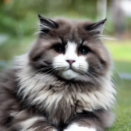 Image similar to an insanely fluffy soft cat