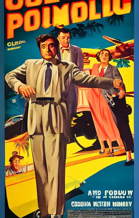 Image similar to columbo in 1 9 5 0 s pulp sci - fi movie poster, retrofuturism, highly detailed, mgm studios, david klein, reynold brown