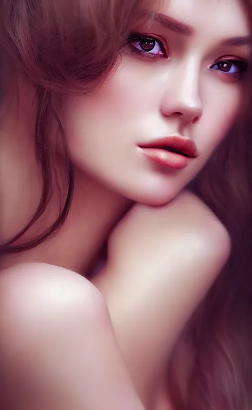 Image similar to a gorgeous russian female photo, bokeh, beautiful face, professionally retouched, soft lighting, realistic, smooth face, full body shot, torso, dress, perfect eyes, sharp focus on eyes, 8 k, high definition, insanely detailed, intricate, elegant, art by artgerm and kyoung hwan kim