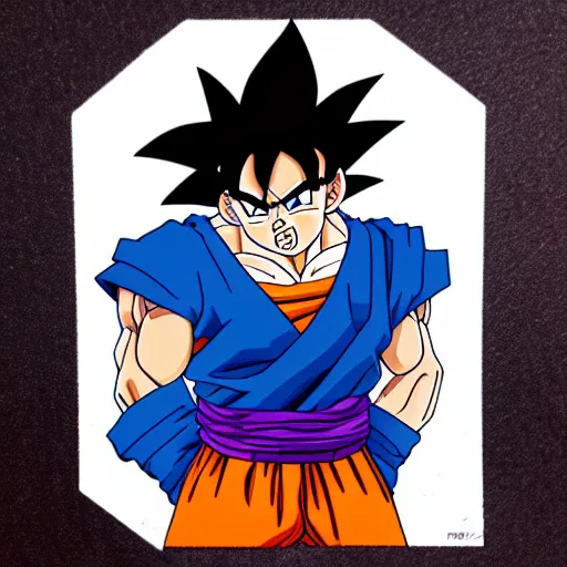 Image similar to portrait of goku