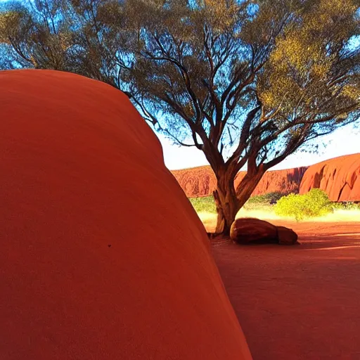 Image similar to star being at uluru, didgeridoo