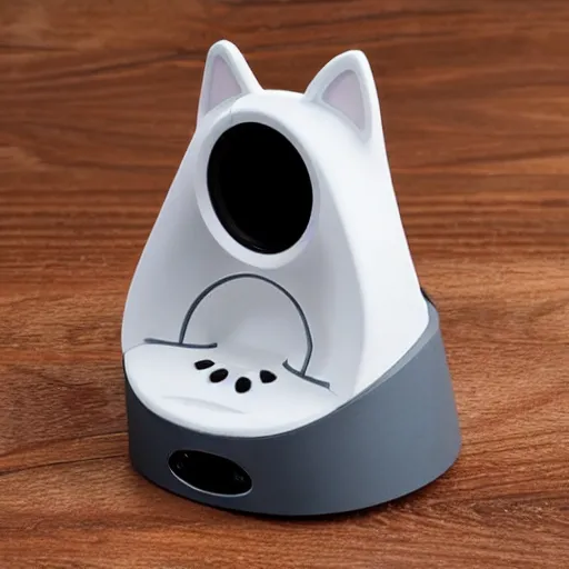 Image similar to cottagecore manageable speakerphone cat