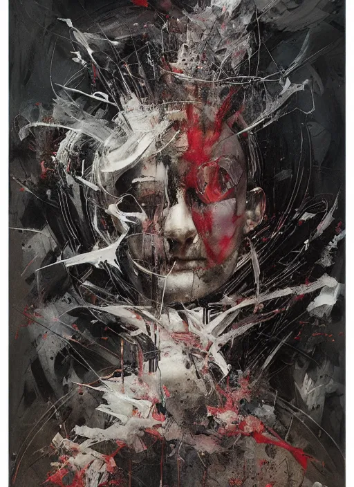 Prompt: transparent acrylic brush strokes, abstract, fine art pencil lines, chaos on canvas, award winning painting, black smoke, by chiara bautista and beksinski and norman rockwell and greg rutkowski, tom bagshaw weta studio, and lucasfilm