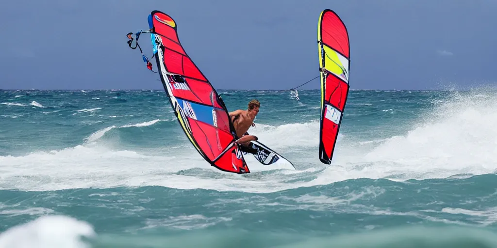 Image similar to kristoffer egeberg windsurfing in hawaii