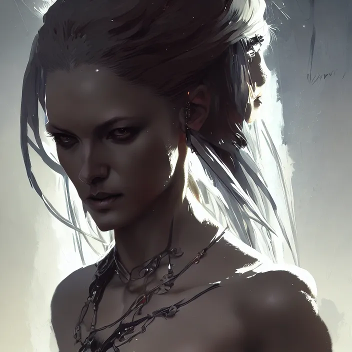 Prompt: painting of a occult goddess, highly detailed, sharp, digital painting, illustration, art by greg rutkowski, yoji shinkawa, digital art, concept art, trending on artstation, 8 k