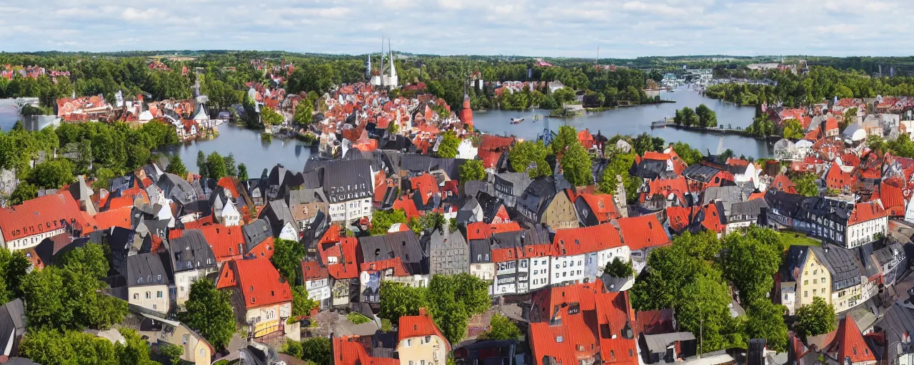 Image similar to Panorama of Gotenburg, Sweden.