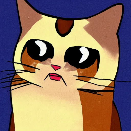 cartoon illustration of a grumpy cat | Stable Diffusion | OpenArt