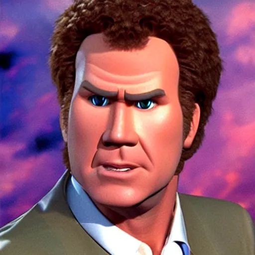 Image similar to will Ferrell in megamind