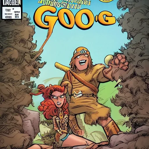 Prompt: comic book cover for groo the wanderer