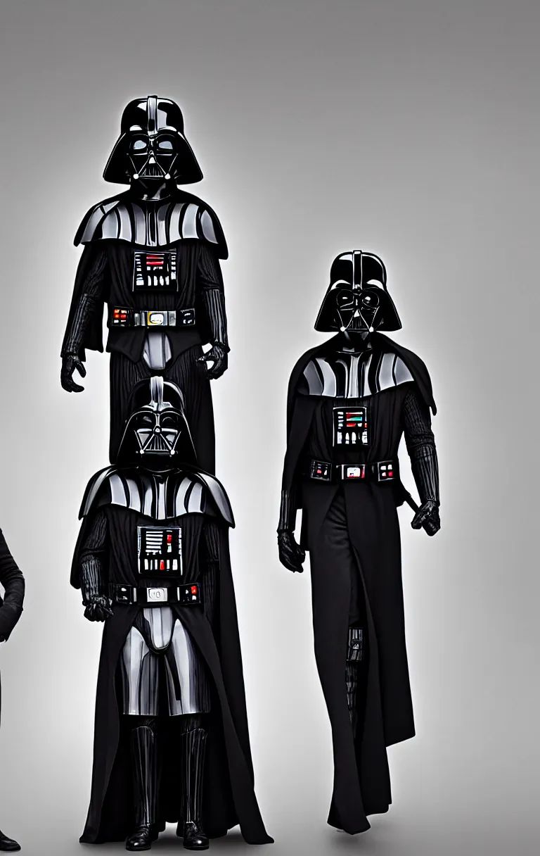 Prompt: Darth Vader on project runway