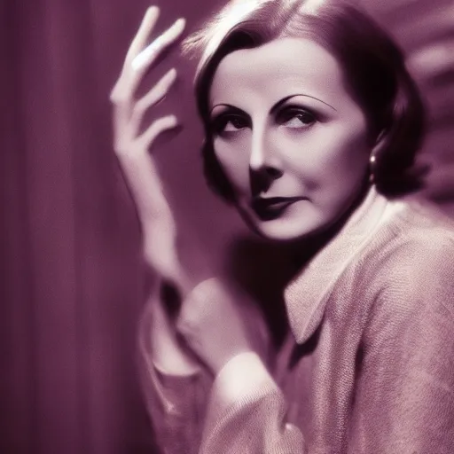 Image similar to greta garbo, technicolor, cinematic, 5 0 mm