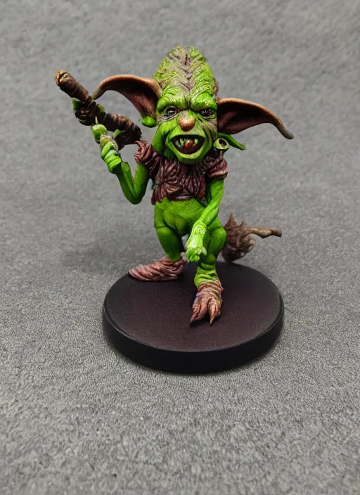 Prompt: 80mm resin detailed miniature of a Goblin, Product Introduction Photos, 4K, Full body