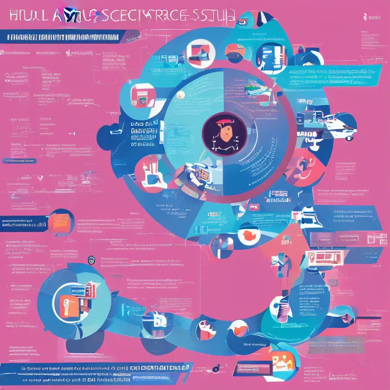 Prompt: an infographic of how a futuristic society should be structured, digital poster, high quality, detailed