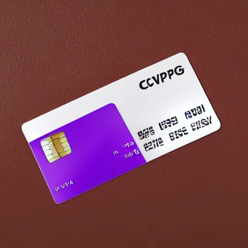 Prompt: a credit card close - up showing cvv, expiry date and card number