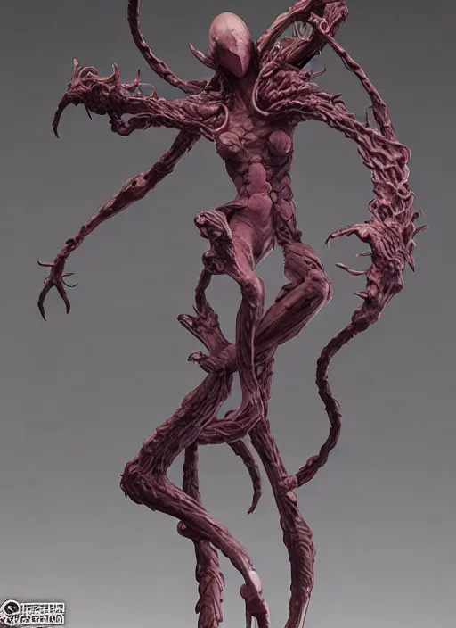 Image similar to parasite anime figurine, art by gerald brom, greg rutkowski and artgerm and james jean and zdzisław beksinski, unreal engine, studio lighting