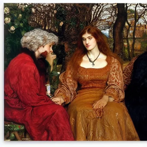 Prompt: definition of beauty, painting by William Holman Hunt, John Everett Millais, Dante Gabriel Rossetti, William Michael Rossetti, James Collinson, Frederic George Stephens and Thomas Woolner