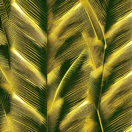 Image similar to gold emerald palm leaves vector background, 8 k ultra resolution