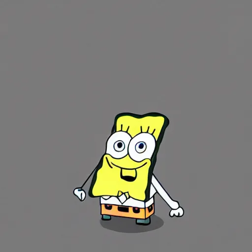 Prompt: latent space spongebob