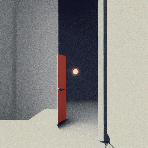 Image similar to a matte painting of obscure corners of nameless interiors by emiliano ponzi, james gilleard, george ault, david hockney, atey ghailan, albert namatjira, marius borgeaud, minimalist, bauhaus, retrofuturism, postminimalism, concept art, matte background, matte drawing, magical realism, space art, generative art