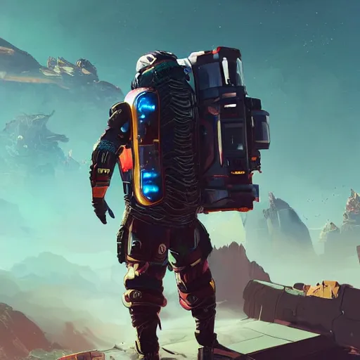 Image similar to elon musk wearing jetpack as apex legends character, digital illustration portrait design, by android jones and greg rutkowski, retrowave color scheme, detailed, cinematic lighting, wide angle action dynamic portrait