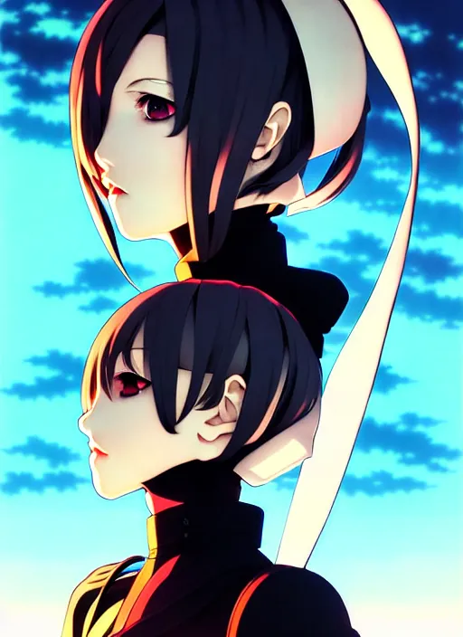 Image similar to ilya kuvshinov anime reol, last exile, murata range, fine detail, perfect anime face, dramatic lighting, dynamic composition, yoshitoshi abe, art deco, cel shading, vivid, rich texture, yoshinari yoh, alphonse mucha, ( ( ( colorful ) ) ),