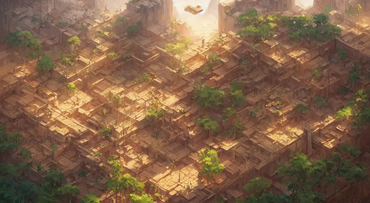 Prompt: wood wall fortress arabian marketplace fabric greeble block jungle dirt ground global illumination ray tracing hdr official fanart behance hd artstation by jesper ejsing, by rhads, makoto shinkai and lois van baarle, ilya kuvshinov, rossdraws