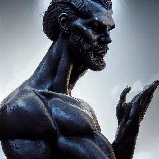 Image similar to portrait of Zeus as an alien, dramatic lighting, detailed, very realistic, trending on Artstation, Cgsociety