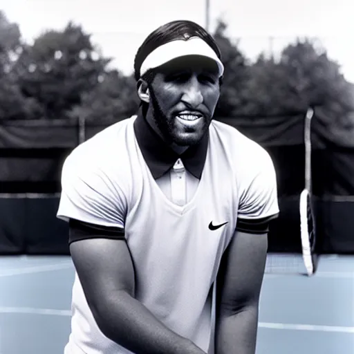 Image similar to ray lewis coaching high school girls tennis, promotional photograph