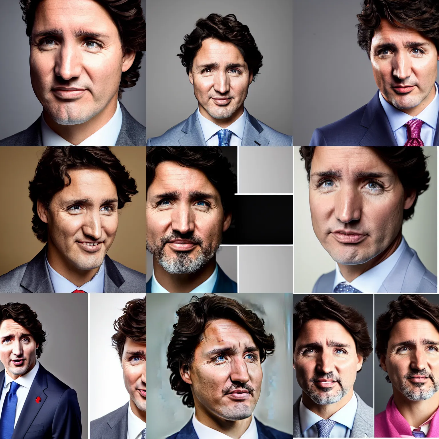 Prompt: justin trudeau wearing fancy makeup, high quality, sigma 85mm, studio lighting, detailed, 8k