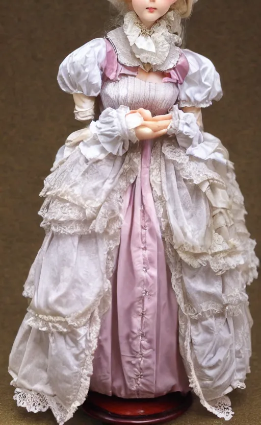 Image similar to dollfie in victorian dress