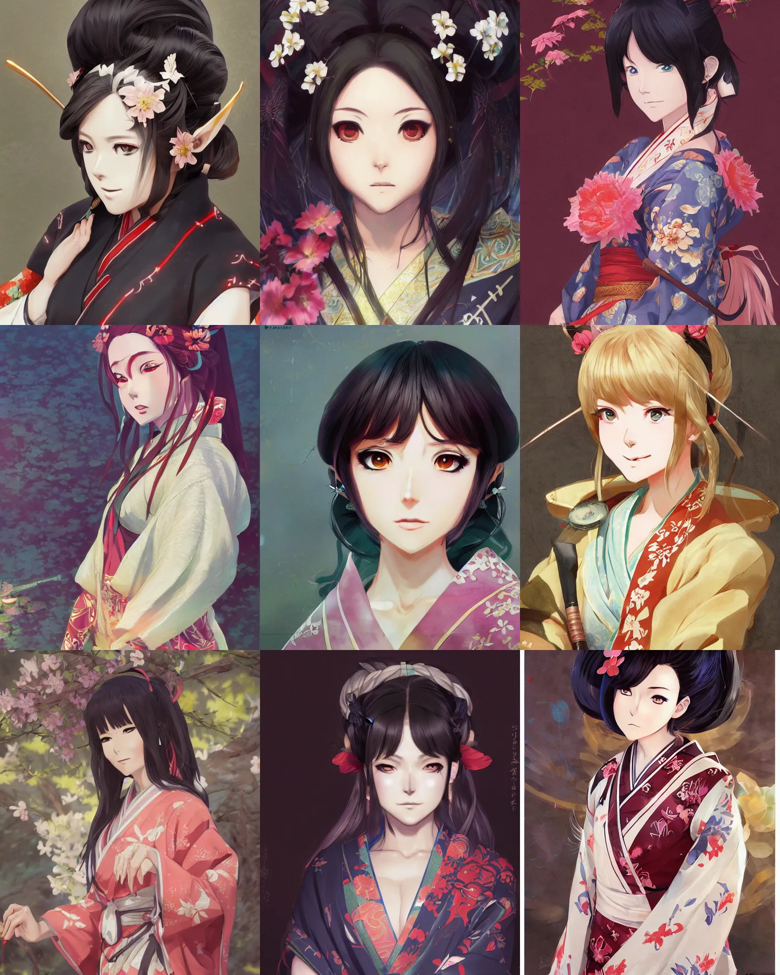 traditional japanese anime hairstyles