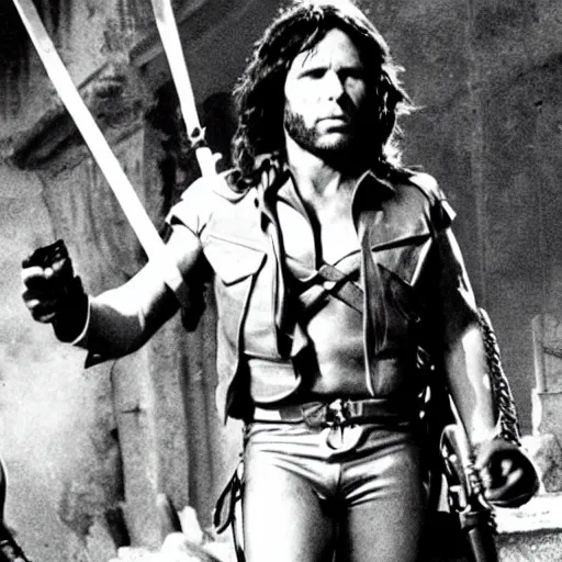 Image similar to jim morrison as snake plisskin