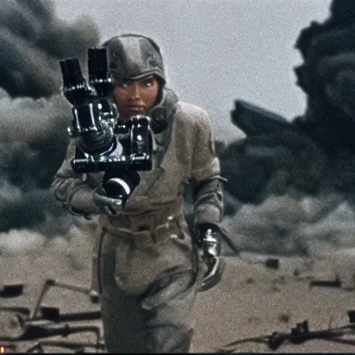 Prompt: movie still of cyborg gundan wing, cinematic composition, cinematic light, criterion collection, by andrei tarkovsky