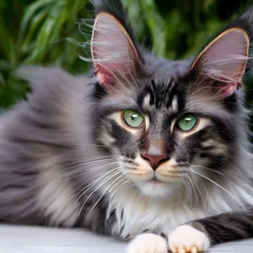 Image similar to maine coon balinese hybrid