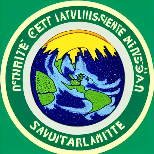 Image similar to centre for satellite data in environmental science logo mission patch