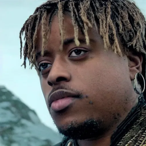 Prompt: juice wrld in Vikings very detailed 4k quality super realistic