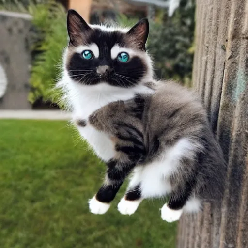 Image similar to cute winged cat