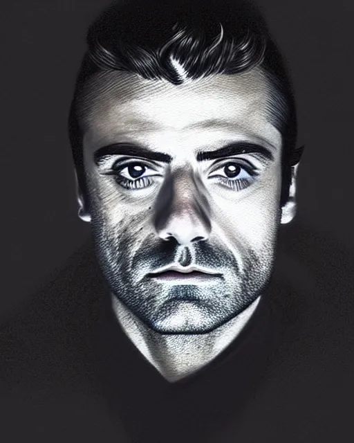 Prompt: ( ( ( portrait of oscar isaac ) ) ), zoom, rule of thirds, intricate, attractive, symmetrical!!, makeup, loreal, maybelline, sephora, loreal, artstation, art by greg rutkowski and gonzalo ordonez arias, and artgerm, filmic, vsco, moody, gotham, concept art, cg society