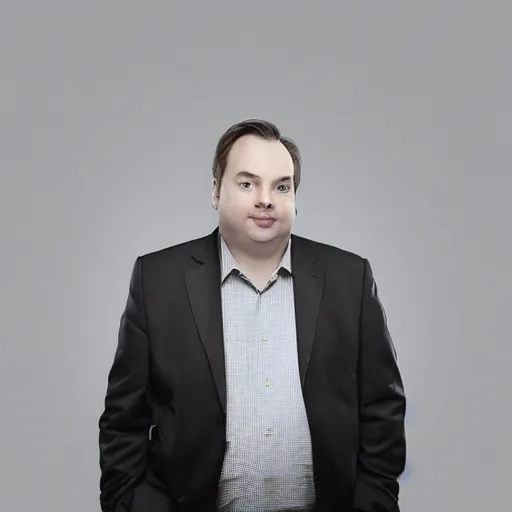 Image similar to rich evans, head and shoulders studio photo