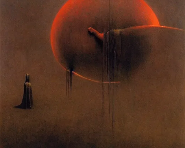 Image similar to change by beksinski, carrington, bosch, dali, barlowe, magritte