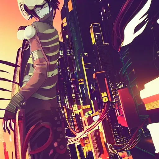 Prompt: Frequency indie album cover, luxury advertisement, instagram filter, amazing stylish colors colors. highly detailed post-cyberpunk sci-fi close-up cyborg assassin Lain Iwakura in asian city in style of cytus and deemo, mysterious vibes, by Tsutomu Nihei, by Yoshitoshi ABe, by Ilya Kuvshinov, by Greg Tocchini, nier:automata, set in half-life 2, beautiful with eerie vibes, very inspirational, very stylish, with gradients, surrealistic, dystopia, postapocalyptic vibes, depth of field, mist, rich cinematic atmosphere, perfect digital art, mystical journey in strange world, beautiful dramatic dark moody tones and studio lighting, shadows, bastion game, arthouse