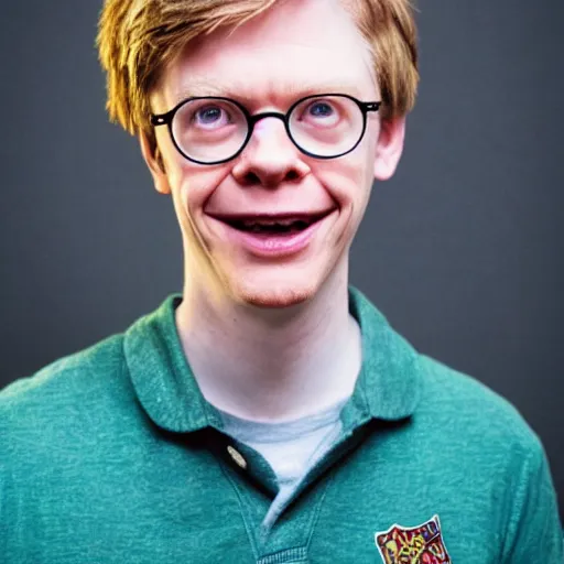 Image similar to Hank Green as Harry Potter