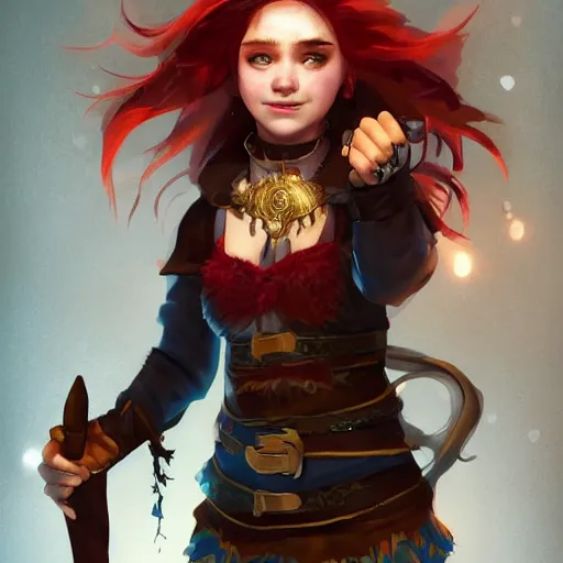 halfling rogue red hair