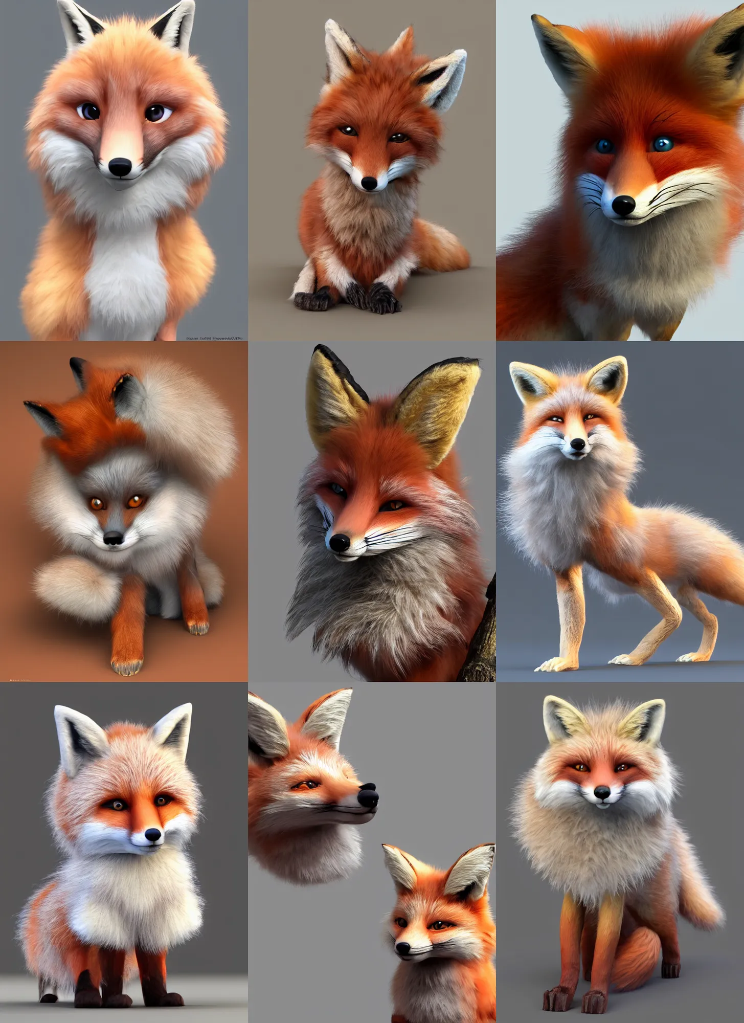 Prompt: high quality 3 d render hyperrealist very cute muted color fluffy! fox, the fox is dressed as a pirate highly detailed, vray smooth, in the style of hannah yata charlie immer, soft indoor light, low angle, uhd 8 k, sharp focus