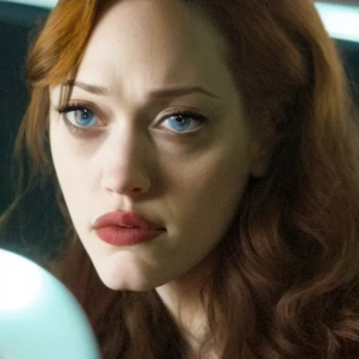 Prompt: a still of kat dennings as black widow in iron man 2 ( 2 0 1 0 ), detailed eyes