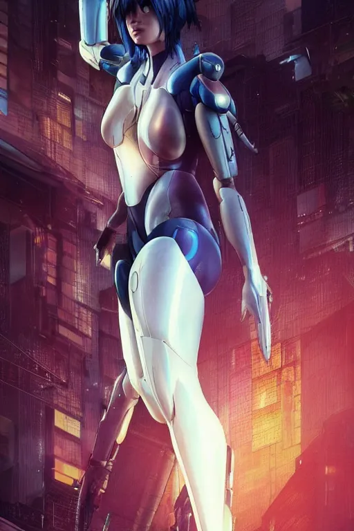 Image similar to weta disney pixar movie still portrait photo of motoko kusanagi the major ghost in the shell : : as cyborg woman by pixar : : by weta, wlop, ilya kuvshinov, rossdraws, artgerm, maxim cover, octane render, anime, octane render, 3 d, volumetric lighting, anti aliasing, raytracing : :